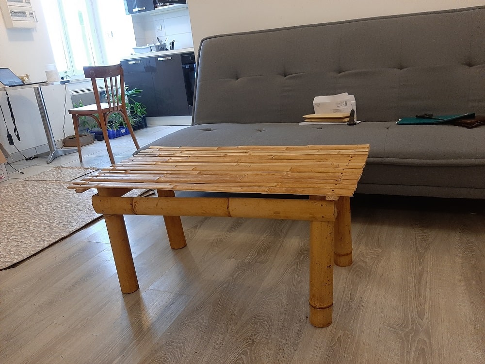 How to Make a Bamboo Table with a Bamboo Splitter ? (Illustrated Guide)