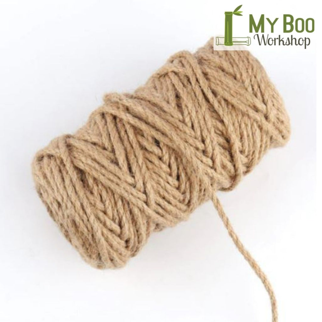 Flax Rope for Bamboo Assembly | 10 metters – Bamboo Splitter